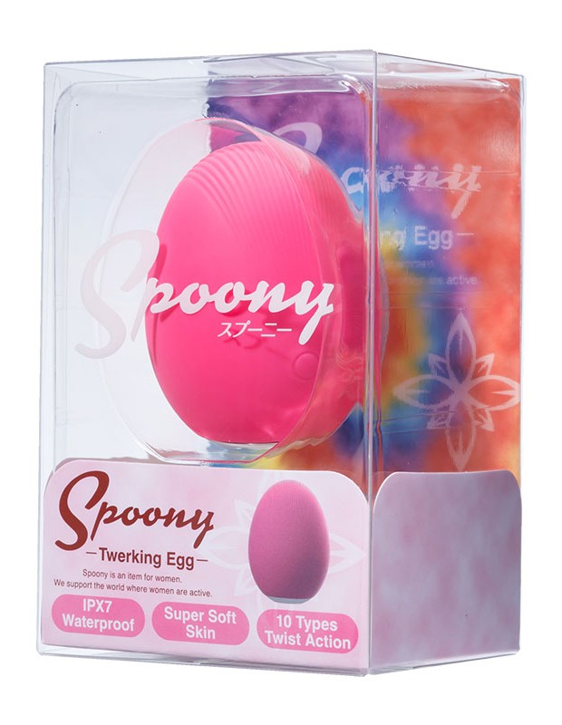 吸引ローター Spoony Twerking Egg Pink（スプーニートワーキングエッグ ピンク）女性向け 大人のおもちゃ