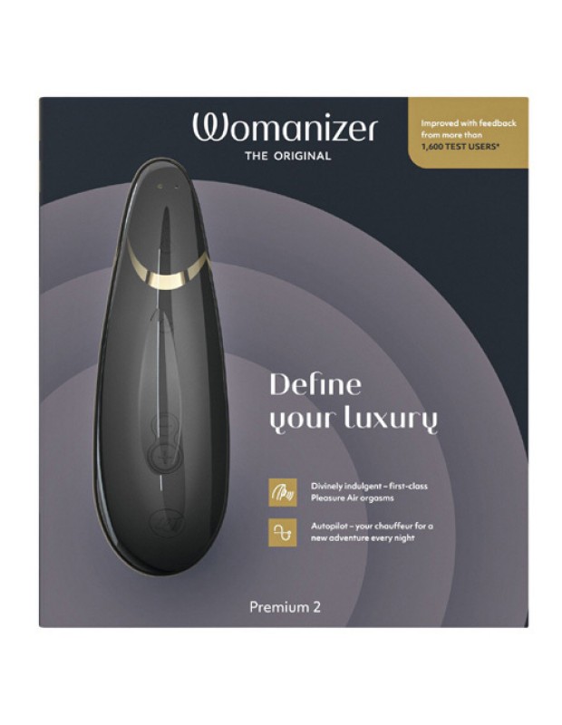 Womanizer Premium2 Black/ ウーマナイザー プレミアム2 ブラック　吸引ローター