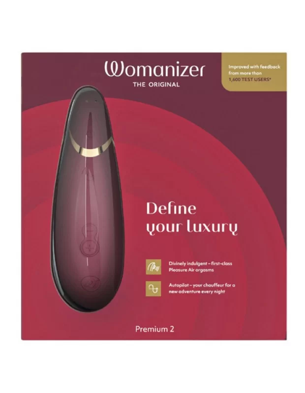 Womanizer Premium2 Bordeaux/ ウーマナイザー プレミアム2 ボルドー  吸引ローター クリ責め 大人のおもちゃ