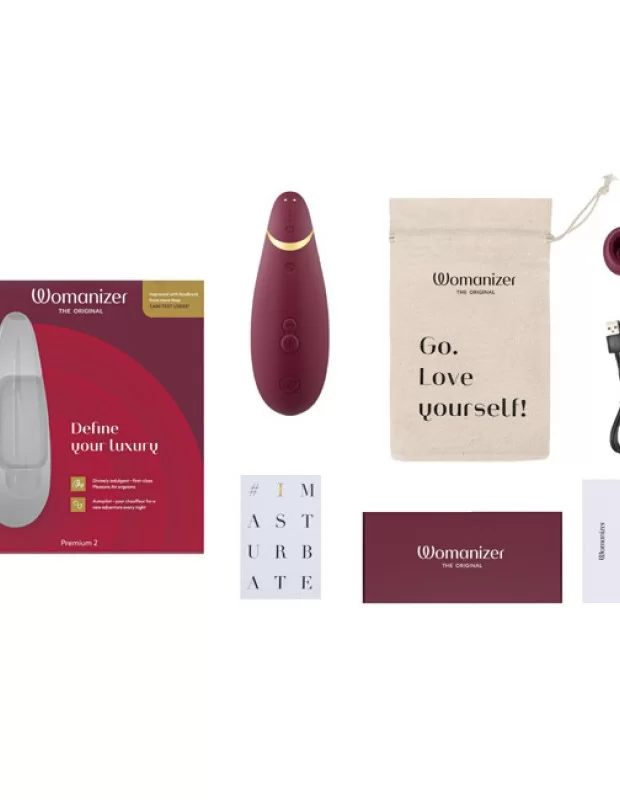 Womanizer Premium2 Bordeaux/ ウーマナイザー プレミアム2 ボルドー  吸引ローター クリ責め 大人のおもちゃ