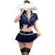 警察コスプレ 婦警 セクシーランジェリー 可愛い 誘惑 胸空き
