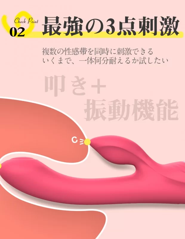 厳選 クリバイブ タッピング刺激 強力振動 中イキ 潮吹き 女性向けグッズ