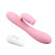 Lunfun L22 ピンク バイブレーター 舌舐め 加熱  遠隔操作 中イキ 女性向け