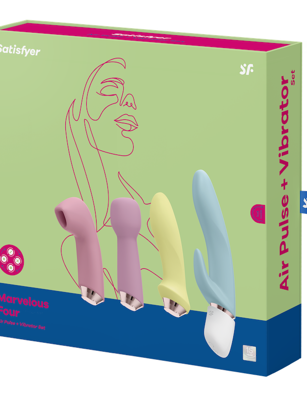 Satisfyer Marvelous Four/マーベラスフォー 1台4役 オールインワンバイブ ダブル刺激 アダルトグッズ | 大人のおもちゃ Satisfyer Marvelous Four/マーベラスフォー 1台4役 オールインワンバイブ ダブル刺激 アダルトグッズ | 大人のおもちゃ