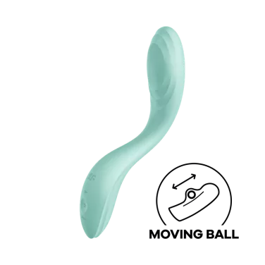 Satisfyer Rrrolling Pleasure Mint/プレジャー ミン Ｇスポットバイブ　強力責め アダルトグッズ | 大人のおもちゃ