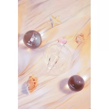 ハートクリスタルスティック Sサイズ アナル 初心者 アナル開発 男女兼用 アダルトグッズ