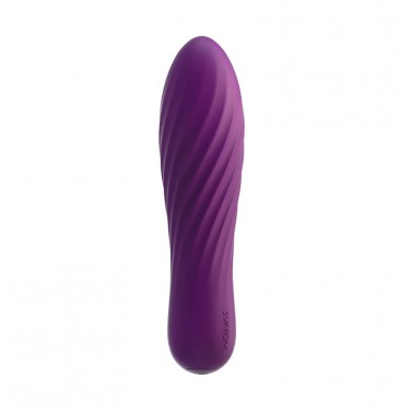 SVAKOM TULIP Violet/チューリップ バイオレット ミニバイブレーター　手のひらサイズ   パワフル振動