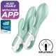 Satisfyer エアーパンプ5+ Bunny 膨らむ機能 Gスポットバイブ アナルバイブ 大人のおもちゃ