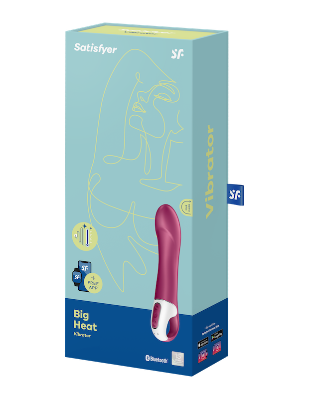 Satisfyer Big Heat ビッグヒート Gスポットバイブ 加熱 遠隔操作  アダルトグッズ 