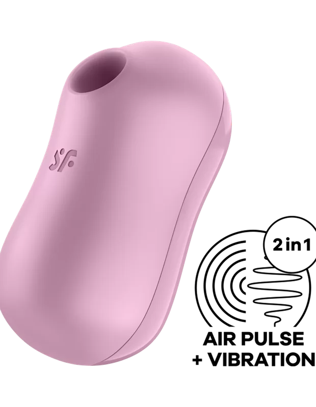Satisfyer Cotton Candy 吸引ローター 超ミニ  豆ローター やわらかい紫 アダルトグッズ
