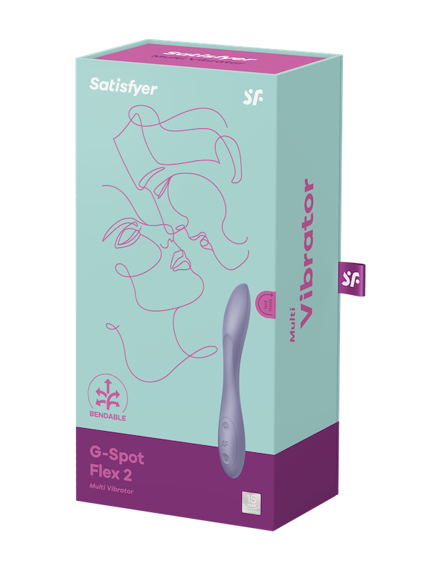 Satisfyer G-Spot Flex2 Violet Gスポットバイブ 自由責め 大人のおもちゃ
