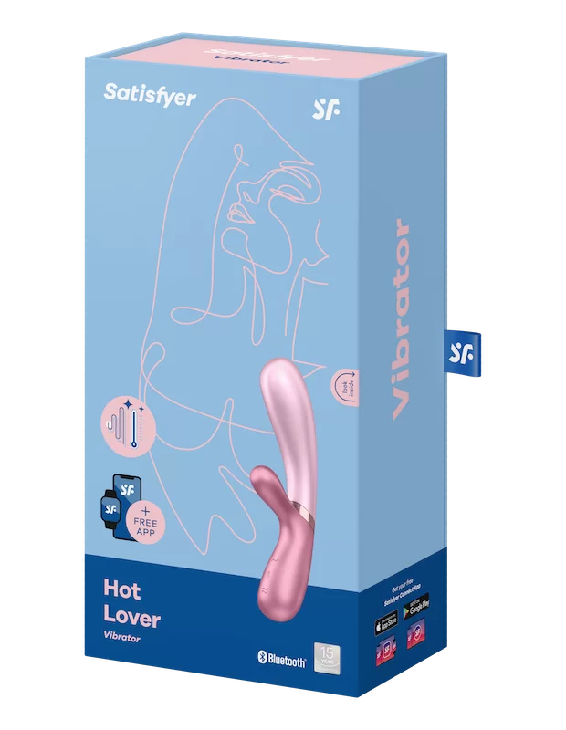 Satisfyer Hot Lover/ ホットラバー  クリバイブ 温まるヒート機能   遠隔操作　女性おもちゃ