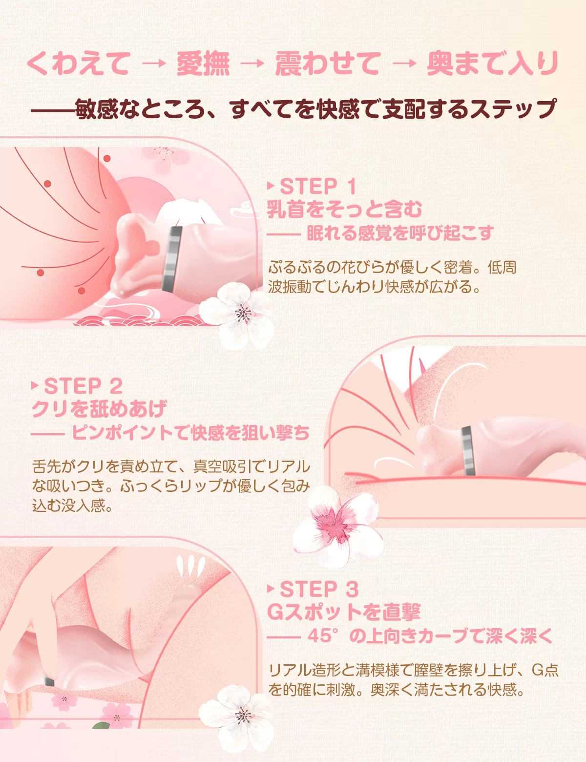 生クンニ バイブ  ToyCod 食人花 中級者向け チクニー