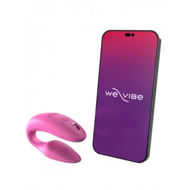 We-Vibe Sync ピンク カップル用バイブ U字型 遠隔操作 大人のおもちゃ