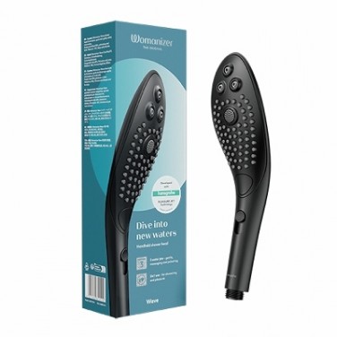Womanizer ウーマナイザー ウェーブ ブラック シャワーヘッド パーソナルマッサージャー 