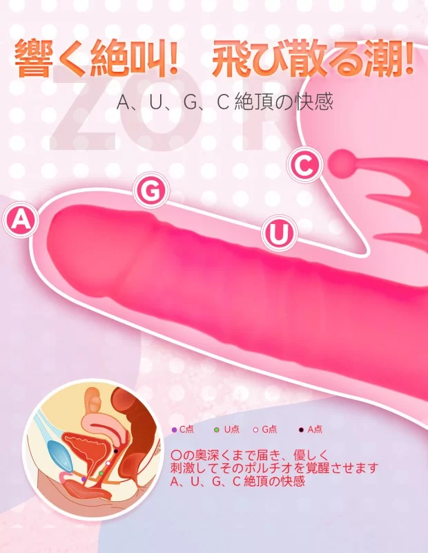 ZEMALIA ZORA ピストン回転バイブ 舌舐め回転 大人のおもちゃ ZEMALIA ZORA ピストン回転バイブ 舌舐め回転 大人のおもちゃ