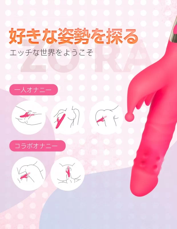 ZEMALIA ZORA ピストン回転バイブ 舌舐め回転 大人のおもちゃ ZEMALIA ZORA ピストン回転バイブ 舌舐め回転 大人のおもちゃ