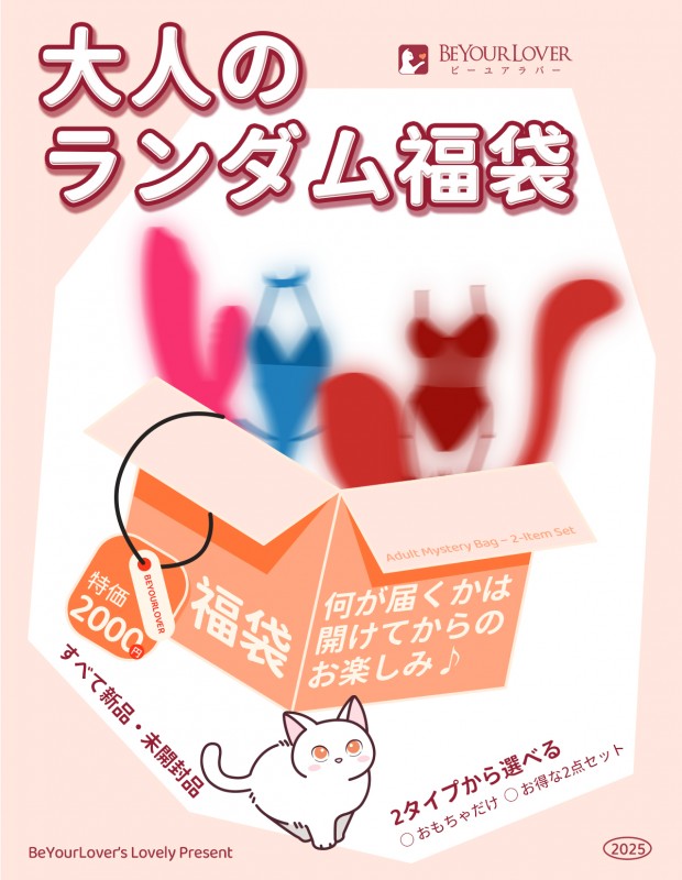 【数量限定】大人のランダム福袋 おもちゃだけ or 2点セット 未開封品 【数量限定】大人のランダム福袋 おもちゃだけ or 2点セット 未開封品