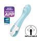 Satisfyer エアーパンプ5+ Vibrator 膨らむ機能 Gスポットバイブ アナルバイブ 大人のおもちゃ