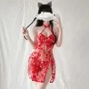 中華風 ランジェリー チャイナドレス 激可愛い セクシー 赤 中華風 ランジェリー チャイナドレス 激可愛い セクシー 赤