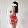 中華風 ランジェリー チャイナドレス 激可愛い セクシー 赤 中華風 ランジェリー チャイナドレス 激可愛い セクシー 赤