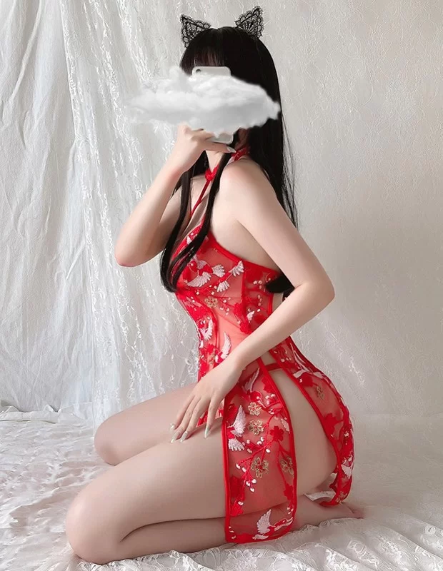 中華風 ランジェリー チャイナドレス 激可愛い セクシー 赤 中華風 ランジェリー チャイナドレス 激可愛い セクシー 赤