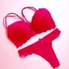 美乳ブラジャー・ショーツ・Tバック 3点セット セクシー 透け 美乳ブラジャー・ショーツ・Tバック 3点セット セクシー 透け