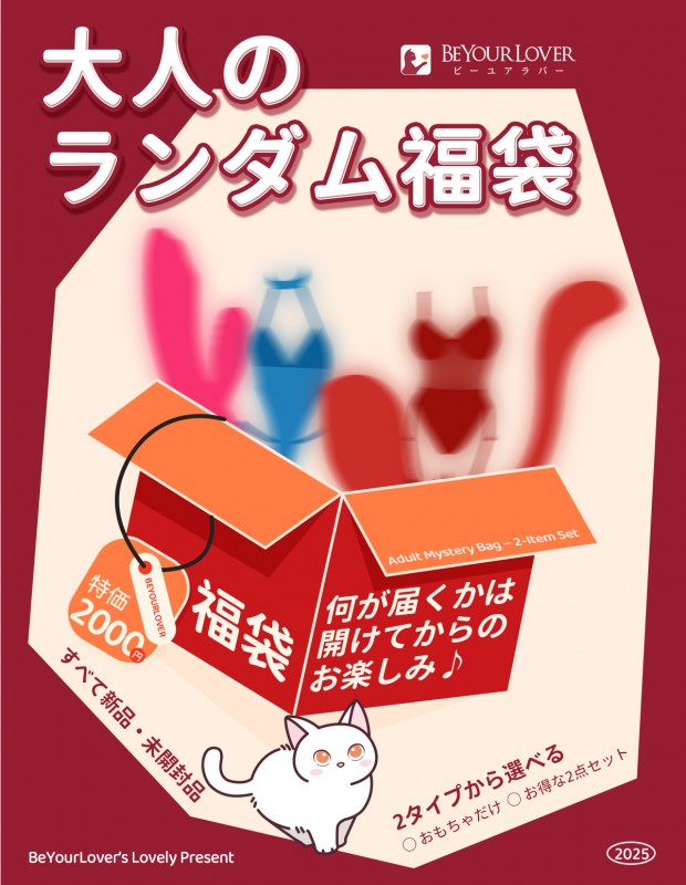 【数量限定】大人のランダム福袋 おもちゃだけ or 2点セット 未開封品 【数量限定】大人のランダム福袋 おもちゃだけ or 2点セット 未開封品