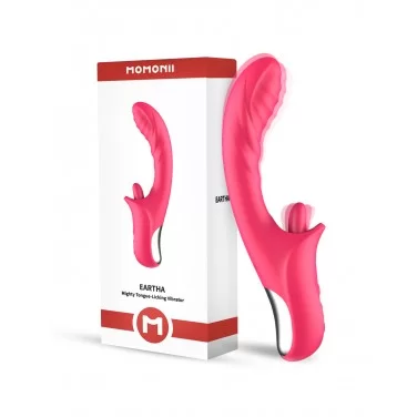 MOMONII Eartha  クリバイブ 巨舌舐め・加熱・超激震 一本満足  大人のおもちゃ