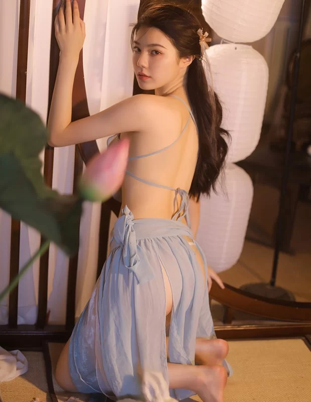 コスプレ 透け ガウンパジャマ 中華服 古風 ランジェリーセット7060 コスプレ 透け ガウンパジャマ 中華服 古風 ランジェリーセット7060