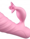 Lunfun L35 振動 バイブ ピンク 遠隔操作  クリ責め 舌舐め 膣内開発 大人のおもちゃ