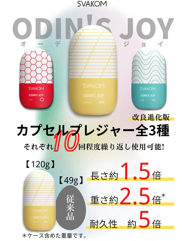 カプセル型オナホール SVAKOM ODIN'S JOY アダルトグッズ