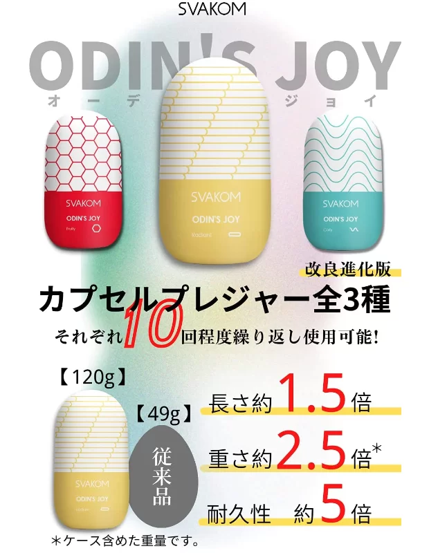 カプセル型オナホール SVAKOM ODIN'S JOY アダルトグッズ カプセル型オナホール SVAKOM ODIN'S JOY アダルトグッズ