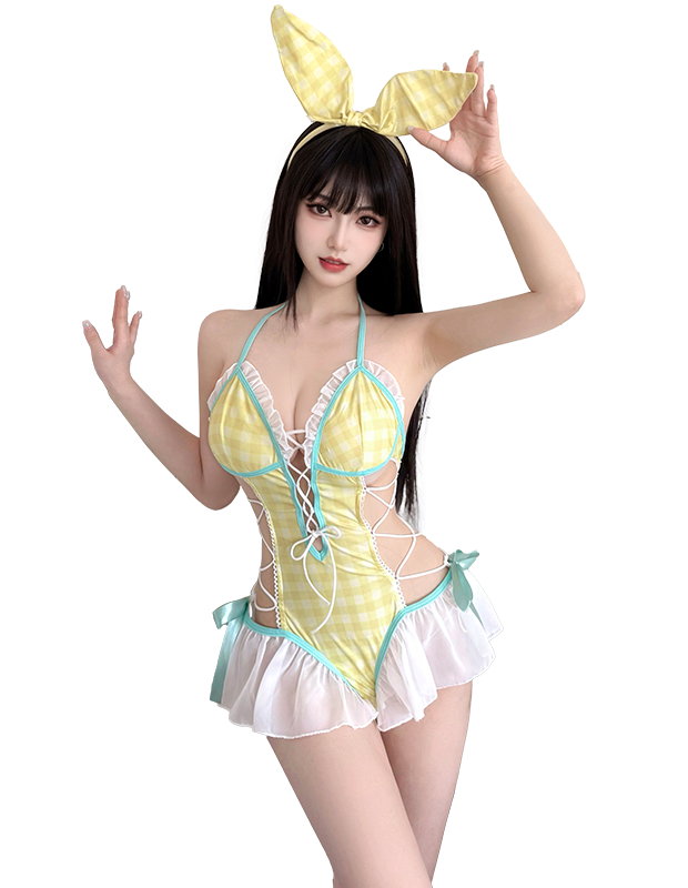 爽やかな夏仕様 オープンクロッチのワンピース ランジェリー 爽やかな夏仕様 オープンクロッチのワンピース ランジェリー