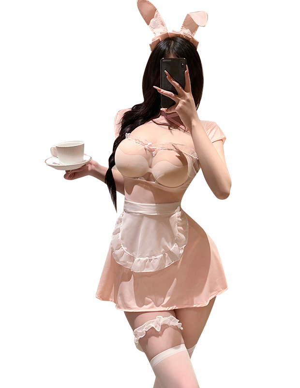 いたずらバニーシェフ 透け感メイドコスチュームセット ラブグッズ 大人のおもちゃ いたずらバニーシェフ 透け感メイドコスチュームセット ラブグッズ 大人のおもちゃ