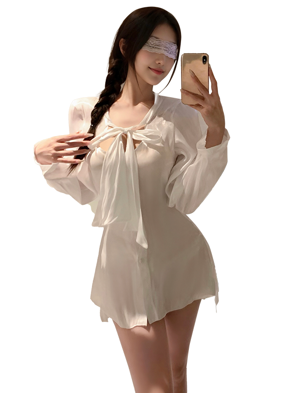 光沢サテンシャツ 誘惑セット セクシー ランジェリー ラブグッズ 大人のおもちゃ