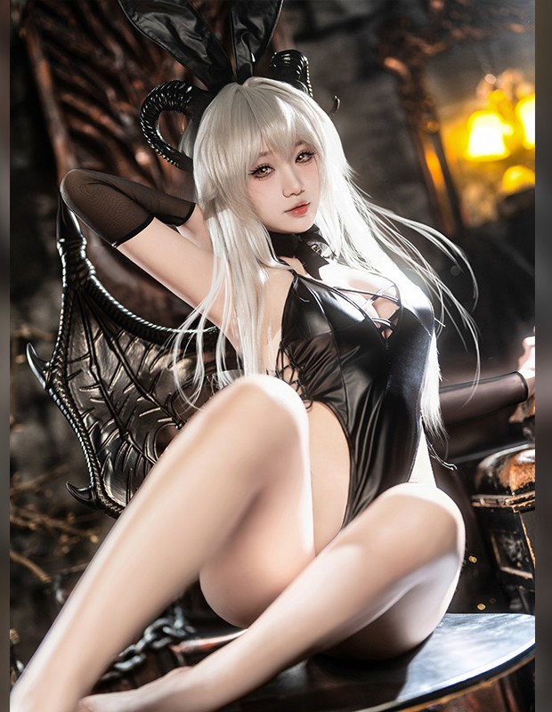 魔修うさ姫誘惑ボディ 堕天バニーランジェリーセット アダルトグッズ 大人のおもちゃ