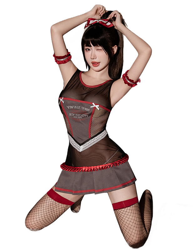 アクティブチアガール チュールシースルー制服セット ランジェリー アダルトグッズ 大人のおもちゃ アクティブチアガール チュールシースルー制服セット ランジェリー アダルトグッズ 大人のおもちゃ