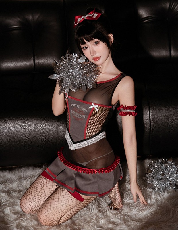 アクティブチアガール チュールシースルー制服セット ランジェリー アダルトグッズ 大人のおもちゃ アクティブチアガール チュールシースルー制服セット ランジェリー アダルトグッズ 大人のおもちゃ