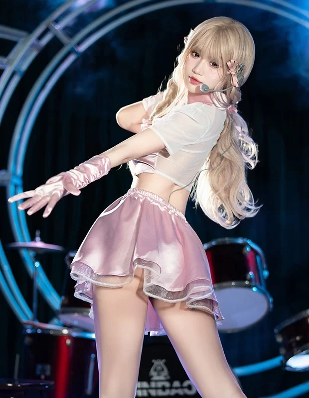 K-POPガールズグループ風 へそ出しシースルー ランジェリー ラブグッズ 大人のおもちゃ K-POPガールズグループ風 へそ出しシースルー ランジェリー ラブグッズ 大人のおもちゃ