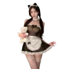メイド風 シースルーチューブトップ セット コスプレ制服 アダルトグッズ 大人のおもちゃ メイド風 シースルーチューブトップ セット コスプレ制服 アダルトグッズ 大人のおもちゃ