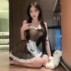 メイド風 シースルーチューブトップ セット コスプレ制服 アダルトグッズ 大人のおもちゃ メイド風 シースルーチューブトップ セット コスプレ制服 アダルトグッズ 大人のおもちゃ