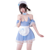 ブルー ランジェリー メイドコスプレ セット ラブグッズ 大人のおもちゃ ブルー ランジェリー メイドコスプレ セット ラブグッズ 大人のおもちゃ