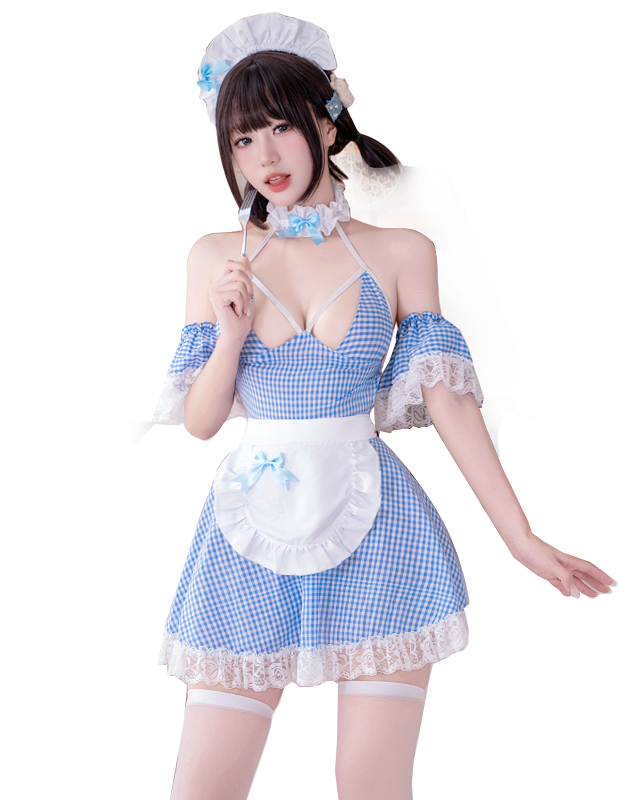 ブルー ランジェリー メイドコスプレ セット ラブグッズ 大人のおもちゃ ブルー ランジェリー メイドコスプレ セット ラブグッズ 大人のおもちゃ