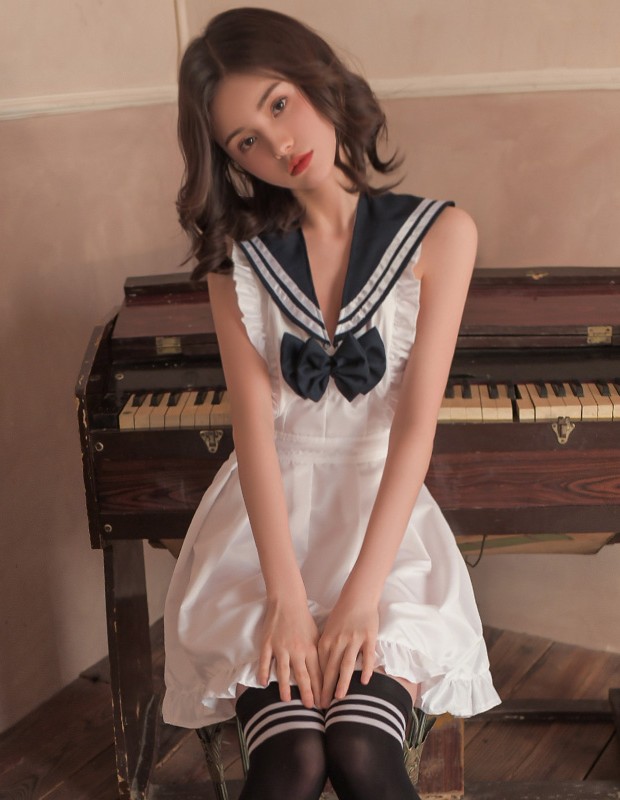 ランジェリーセクシー アダルトグッズ かわいいカレッジ風背中ドレスセット ランジェリーセクシー アダルトグッズ かわいいカレッジ風背中ドレスセット