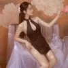 スリットチャイナドレス 民族 ランジェリー 下着 セクシー スリットチャイナドレス 民族 ランジェリー 下着 セクシー