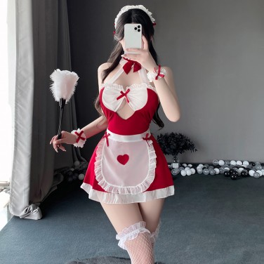 メイドコスプレ6点セット女性用 下着 ランジェリー