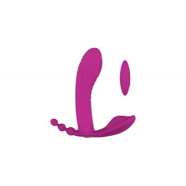 ローター  3点責め パープル 遠隔操作 装着バイブ 外出プレー 大人のおもちゃ