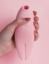 ToyCod ポポトリバイブ 吸引 舌舐め 乳首挟む ピンク
