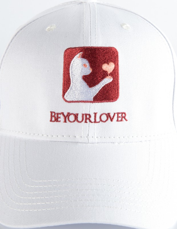 beyourloverグッズ 白色スポーツ帽子 男女兼用 キャップ ス 紫外線対策  サイズ調整